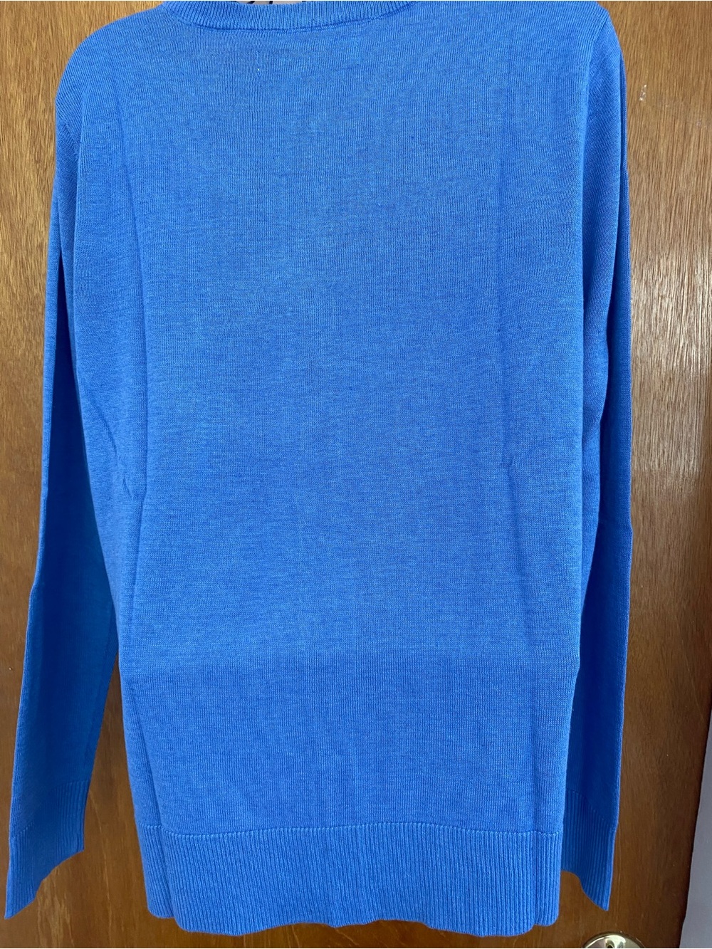 Amazon Essentials Soft Blue Button-Front Cardigan - Picture 4 of 6